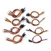 BHUPWZE 10Pcs HY2.0 2P/3P/4P/5P/6 Pin to 2.54mm Male/Female Wire Connector Color Cable(200MM,Female_/_4P) view 2