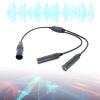 and Headset Converter Cable to XLRs Adapter Connect to AudioDevices Earphone Accessories Aviation Adapter Male to Double Female Connectors Connect to Intercoms view 2