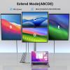 4 Monitor Docking Station, WAVLINK Quad Monitors Adapter for M1/M2/M3/M4/Macbook Neo macOS, 140W PD in, 4 HDMI, Quad 4K Output, SMI Driver & Host USB3.2 Gen 2 Required view 3