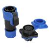 ZBLZGP FD20 IP68 Weatherproof 6 Pin Soldering-Free Connector Low Contact Resistance Male Female Panel Plug, Suitable for ATV Electrical Kits & UTV Accessory Wiring view 2