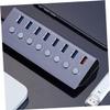 BESPORTBLE Port USB Hub Charging Port Independent Power Switches USB Splitter Expansion for Laptop and Computer view 4