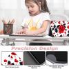 Case for iPad Pro 12.9 5th / 6th Generation Stand 2021/2022,Slim Soft Shockproof TPU Silicone Protective Back Shell Case for iPad Air 13 Inch M3/M2 (2025/2024),Red Love Hearts Rose view 4