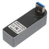BELLIFFY Rotatable USB Hub Aluminum Alloy Multi-Port Adapter with High-Speed Data Ports Safe Overcurrent Protection Compatible with Windows Laptop Flash Drive Keyboard Mouse Camera view 1