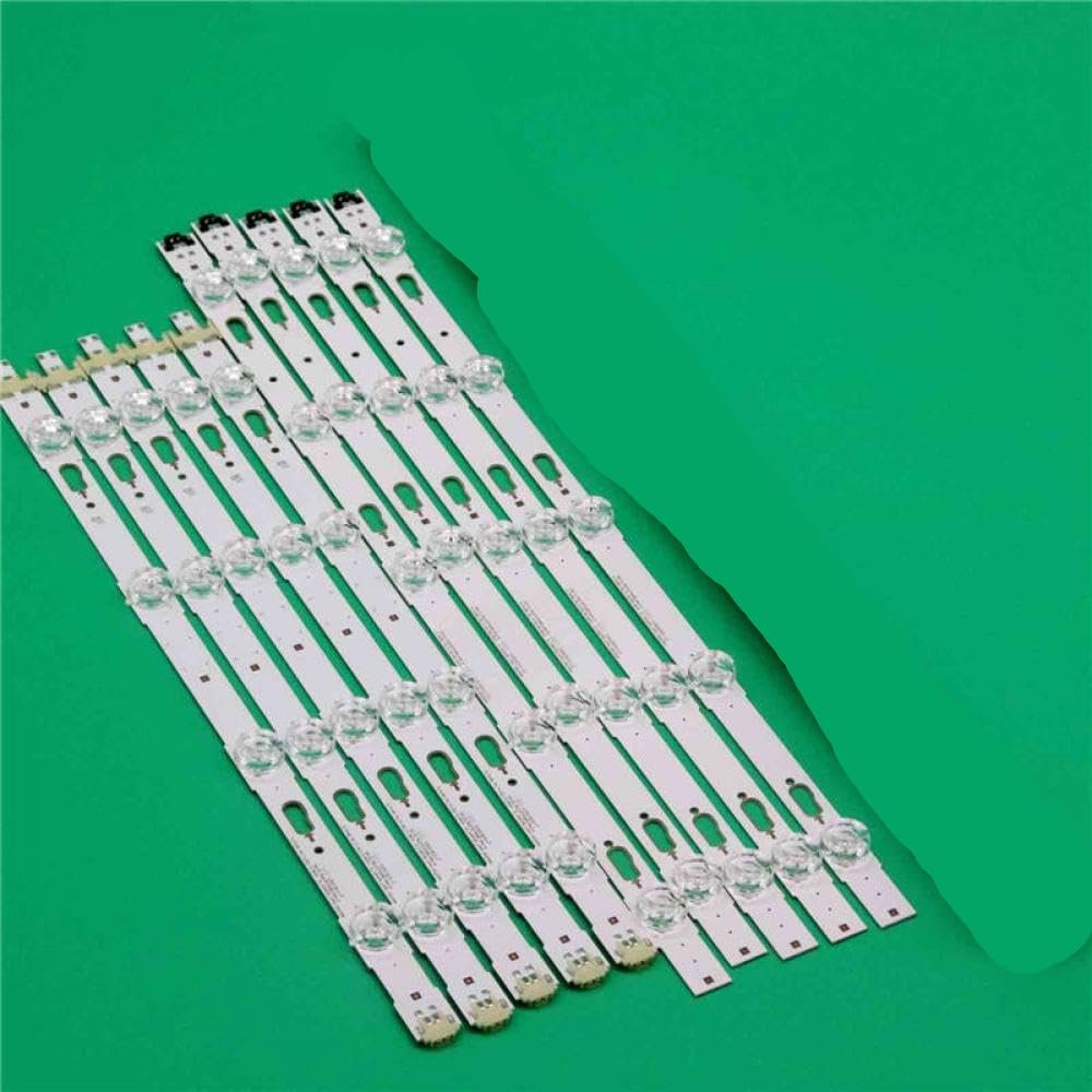 WKCHYVLO LED Light Bars Backlight Strips Compatible with TV Models UN40KU6300 UE40KU6000 UE40KU6020 UE40KU7000 UN40KU6000 UE40MU6172 UE40JU6400 Replacement Part LM41-00239A(20Pcs-2Set)
