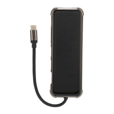 6 in 1 Expan Dock, Multifunctional Docking Station for Type C Lap, 4K HD Output with 87W Fast Charging, Portable USB C Hub A for Computers Ts Ph