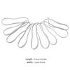 BUGUUYO 10pcs PC Phone Extension Cables with Pure Copper Core PVC Material Silver Gray Telephone Cord for Office Hotel Fax Landline Use view 2