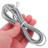 BUGUUYO 10pcs PC Phone Extension Cables with Pure Copper Core PVC Material Silver Gray Telephone Cord for Office Hotel Fax Landline Use view 4