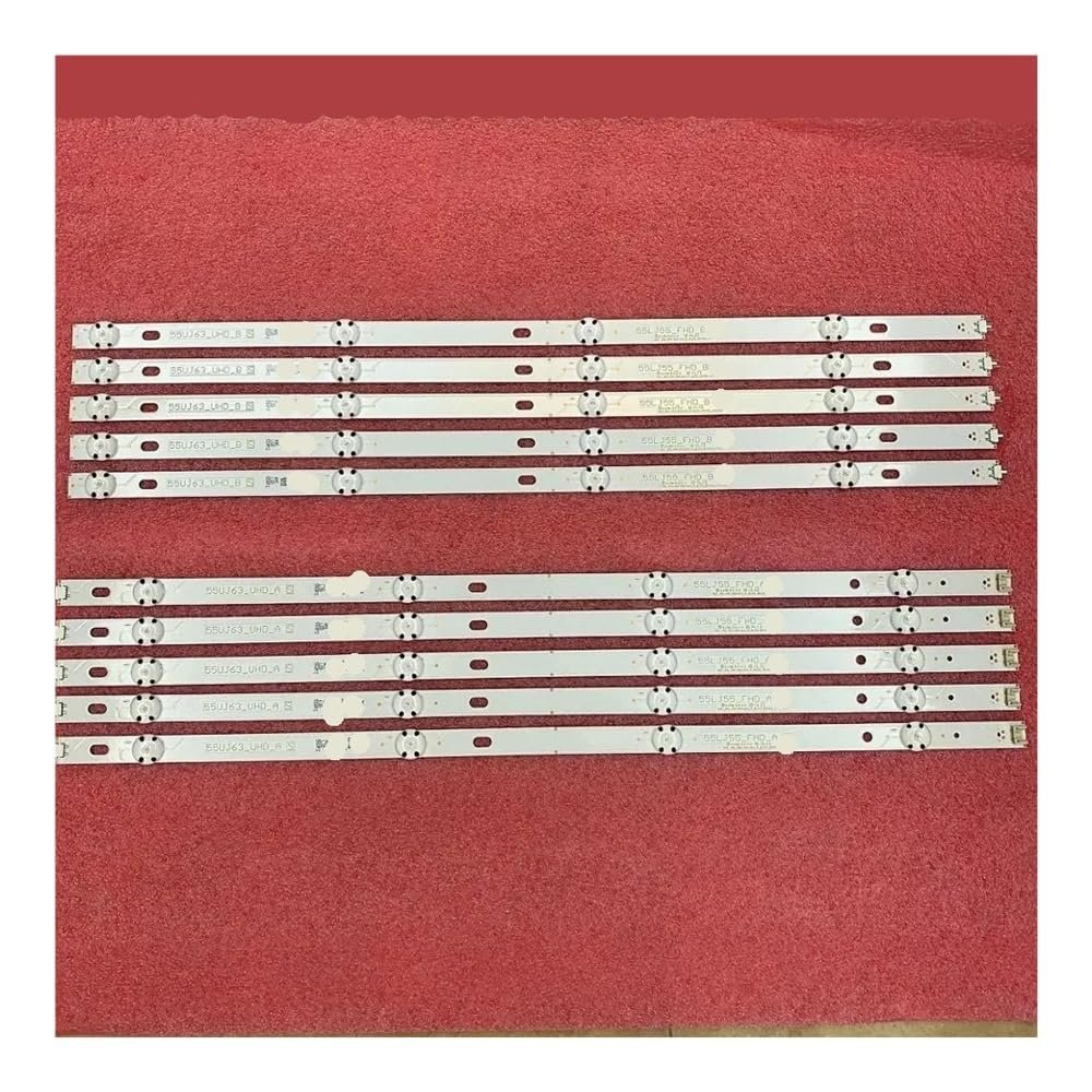 LED Backlight Strip 3V Compatible with Various TV Models Including 55UJ630A 55UJ635T 55UJ6300 55UJ6307 55UJ635V 55UJ634V 55UJ630V 55LJ5500 55UJ6309 55UK6100PLB 55UJ630Y(2 KIT)