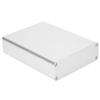 Aluminux84x110mm, Industrial Aluminum Enclosure, Die Casting Rated DIY Electronic with Baffles and Ss, Matte Silver h for PCB Junction view 2