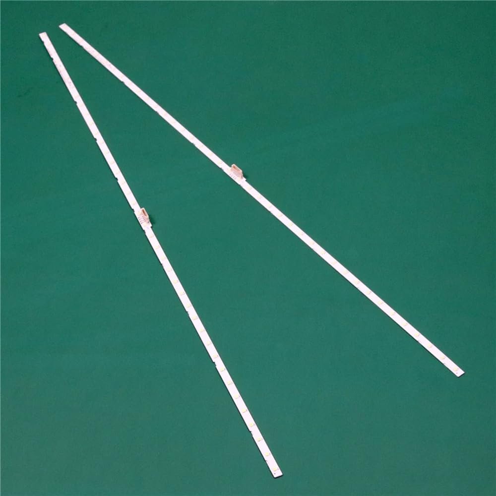 WKCHYVLO LED TV Light Bars Backlight Strips Compatible with UE55NU7170 UE55NU7172 UE55NU7105 UE55NU7120 UE55NU7102 UE55NU7140 Models Replacement LED Line Rulers(4 Piece - 2TV)