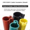 1Meter Heavy-Duty 35KV Insulation Sleeve, Snap-Fit Dielectric Sheath for Live-Line Work on Bare Wires & Electrical Cables, Protective Conduit(Inner diameter-30mm) view 3