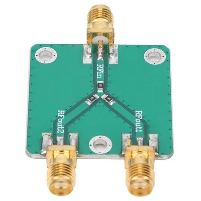 Jeanoko Power Splitter Divider Module Reliable 0.5W Withstand Power 6dB Output Attenuation Distributor for RF Microwave Resistor Distributor Enthusiasts