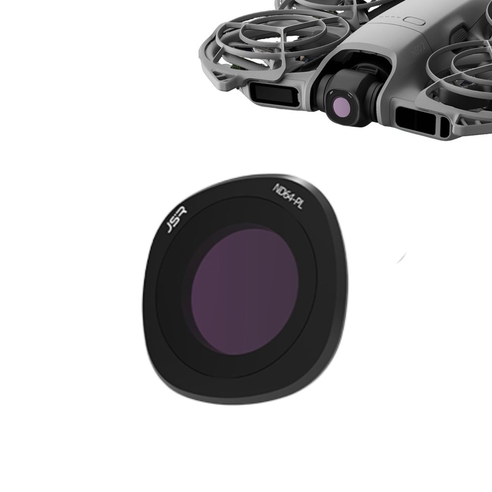 Lens Filter Compatible with DJI NEO 2 - Multi-Coated Optical Glass, Waterproof & Scratch-Resistant, Various Effects for Creative Shooting (ND64PL)