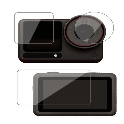 [1+1+1 pack] Screen Protector for DJI Osmo Action 6, Front and Rear Screen Protectors & Lens Protector for DJI Action 6 Camera, 9H Hardness Ultra Clear Tempered Glass ,Anti-Scratch Anti-Fingerprint
