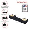 12" Dual Sealed sub Box, fits 19-24 ram Quad-cab Speaker Box subwoofer Enclosure Stereo car Audio Home Audio view 3