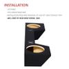 10" Dual Sealed sub Box, fits 19-24 ram Quad-cab Speaker Box subwoofer Enclosure Stereo car Audio Home Audio view 4