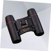 DIYEAH Black Folding Hunting Binoculars with Wide Angle Lens High Light Transmittance Rubber Coating Compact Portable Telescope for Outdoor Travel and Low Light Night Viewing view 3
