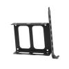 Double SSD Mounting Bracket Metal Mount Bay 2.5 Inch Hard Drive Mount HDD Dock Easy Install Metal SSD HDD Holder- Black view 1