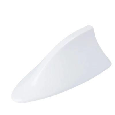 Car Shark Fin Antenna Cover for Chevrolet Equinox RS 2013-2025 Car Roof Top Roof Enhanced Signal Antenna Decorative AM/FM Radio Signal Car Accessories White Style
