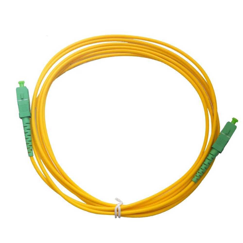10PCS SCAPC Singlemode Simplex Fiber Optic Patch Cord SC 2.0mm FTTH Fiber Optic Jumper Cable SC/APC 0.5m 1m 2m 3m 5m(1m)