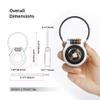 UP Security AirTag Holder with Combination Cable Lock, Compatible with Apple Air Tag, AirTag Holder for Kids Backpack, Luggage, Suitcase, Stroller, Car Key, Keychain, GPS Tracking Device Air Tag Case view 2