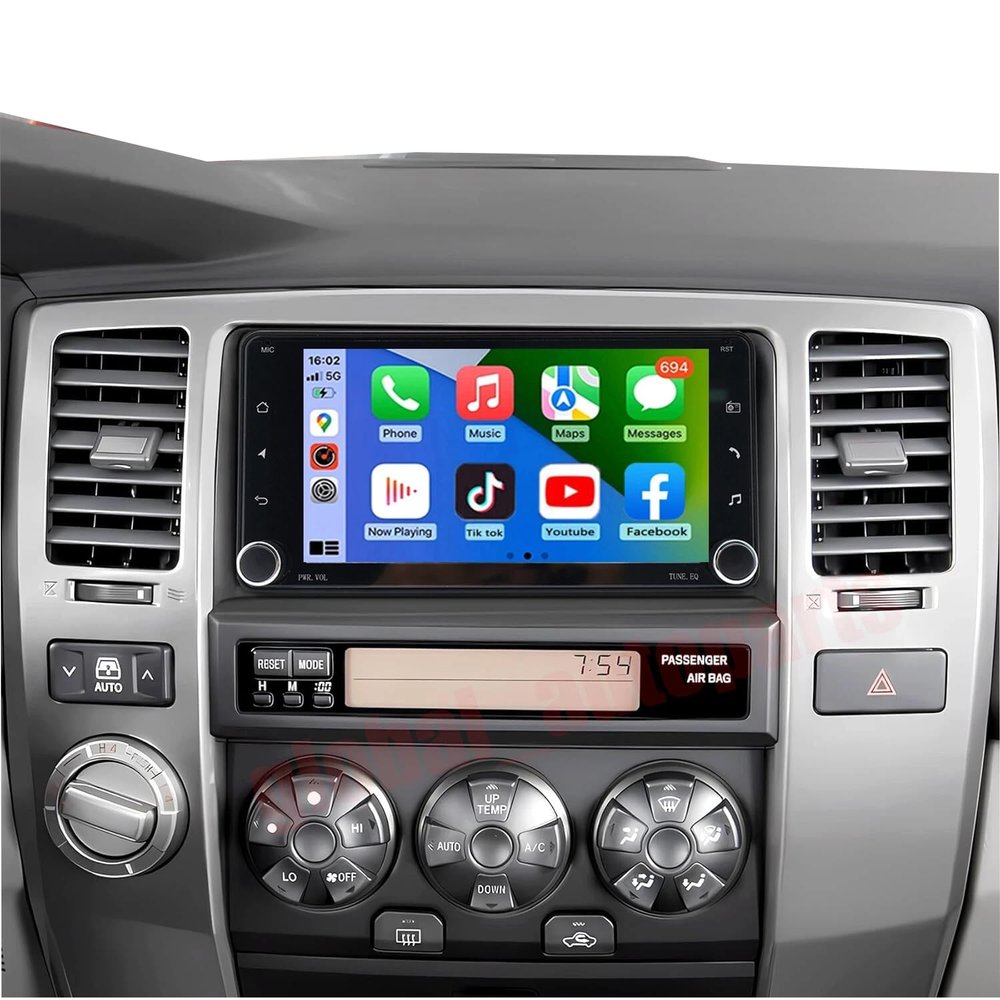 4+64G Double Din Car Stereo for Scion tC 2005-2016 with Wireless CarPlay and Android Auto, 7 Inch IPS Touchscreen Android 14 Car Radio Support Bluetooth WiFi GPS SWC FM RDS