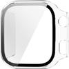3 Pack Hard Case for Redmi Watch 6 with Screen Protector, Hard PC Protective Case Shockproof Anti-Scratch Bumper Cover with Tempered Glass (Clear/Clear/Clear) view 4