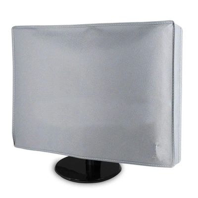 21" 24" 28" 34" Home PC Desktop Computer Monitor Dust Cover Non-Woven Fabric Craft LCD Screen Protector Case Grey 36(24 inch)