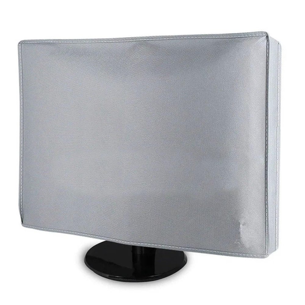 21" 24" 28" 34" Home PC Desktop Computer Monitor Dust Cover Non-Woven Fabric Craft LCD Screen Protector Case Grey 36(24 inch)