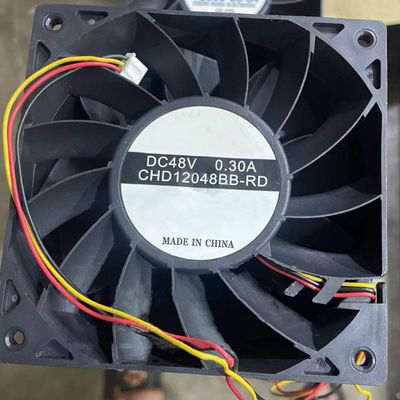 CHD12048BB-RD 12038 3-Wire DC48V 0.30A 14.4W 120x120x38mm 12cm Inverter Cooling Fan