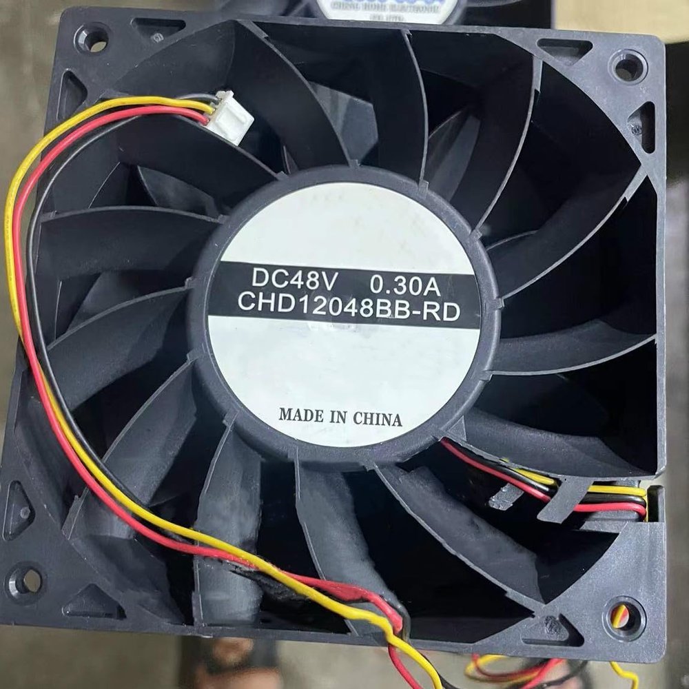 CHD12048BB-RD 12038 3-Wire DC48V 0.30A 14.4W 120x120x38mm 12cm Inverter Cooling Fan