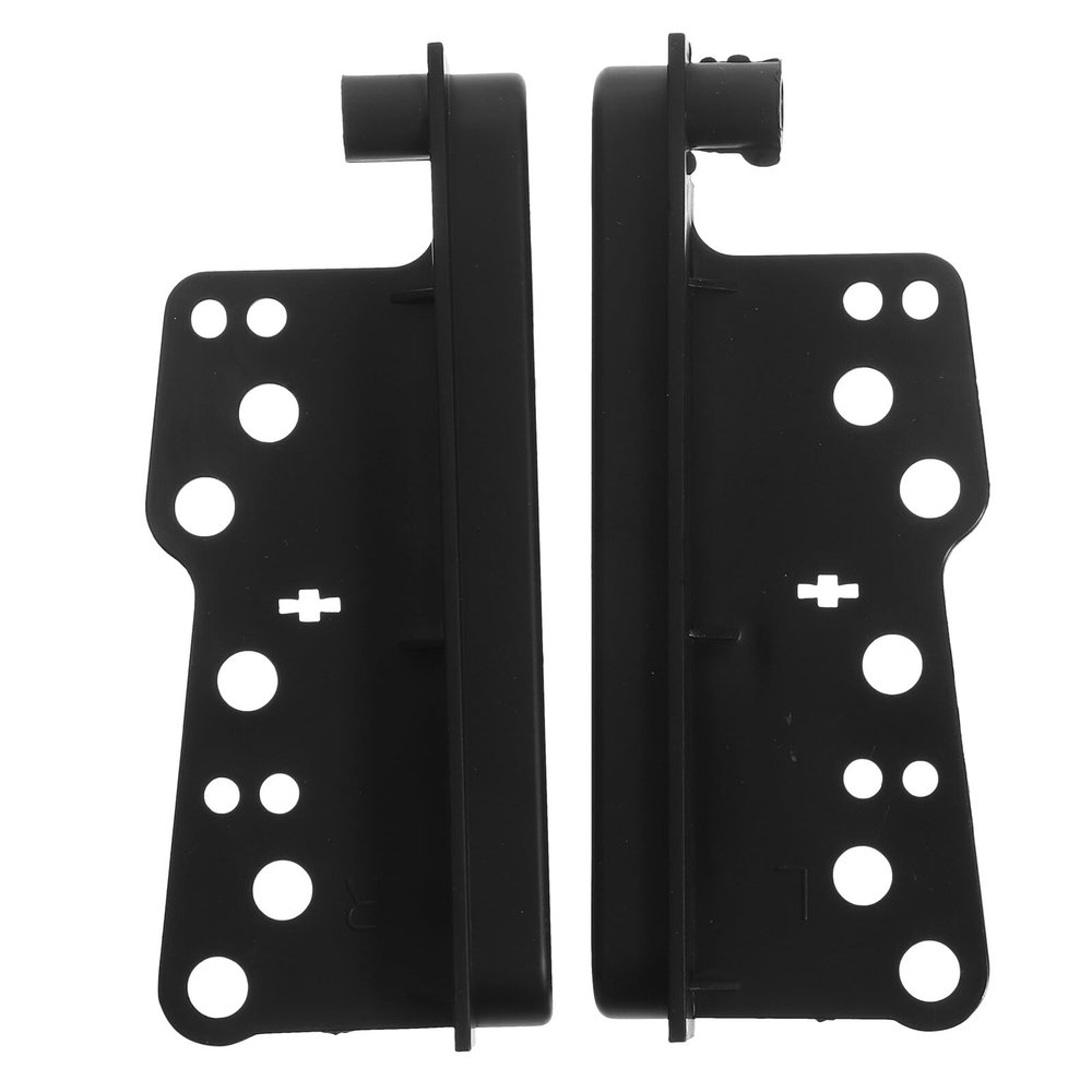 Abaodam 2pcs Double Din Dash Kit Trim Bracket for Car Stereo Installation Deformation-Resistant Bezel Compatible with Toyota Great Fit for Dashboard Integration