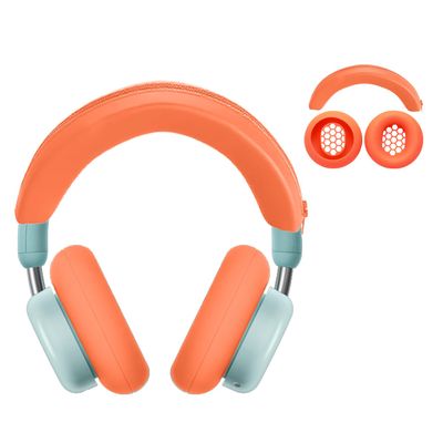 2-Pack Soft Silicone Case Covers for CMF by Nothing Headphone Pro Headphones  Anti-Scratch, Sweat-Resistant Ear Pad, Headband, Washable AccessoriesOff,Orange