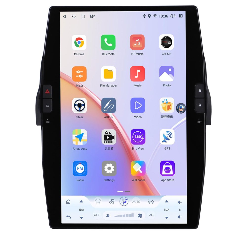 14.4 Inch Qualcomm Car Stereo Radio for Chevrolet Camaro 2010 2011 2012 2013 2014 2015 Upgrade Touch Screen with Carplay & Android Auto SWC DSP 4G WiFi GPS Navigation in Dash Head Unit (8+128GB)