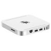 Beelink Mate SE-A 80Gbps USB-C Docking Station, Dual M.2 PCIex2 SSD Slot(16TB Max), USB-A3.0 * 2, 2.5G LAN*1, SD4.0 * 1, for SER8/SER9 PRO/Laptops/Desktop PC/Mini PC, Aluminum Alloy, Frost Silver view 1
