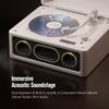 MANAYO Cute Retro CD Player with Bluetooth Transmitter/Receiver - Portable Tabletop Design, Built-in Speakers & Subwoofer, AUX/USB, Remote Included view 3