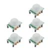 1-10PCS HC-SR501 Adjust IR Pyroelectric Infrared PIR Motion Sensor Detector Module Motion Sensor Detector Module HC SR501(White) view 1