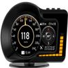 Car HUD Heads Up Display, OBD Gauge Display & GPS Speedometer with MPH Digital Speed, Tachometer, Water Temp, Fatigue/Speeding Alarm for Most Vehicles After 2008 view 1