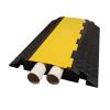 5/4/3/2 Channel Rubber Cable Protectors Extreme Cable Ramps,Heavy Duty Protective Cable Wire Cord Ramp Driveway Rubber Traffic Speed Bumps(900x580x88mm) view 1