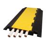 5/4/3/2 Channel Rubber Cable Protectors Extreme Cable Ramps,Heavy Duty Protective Cable Wire Cord Ramp Driveway Rubber Traffic Speed Bumps(900x490x60mm) view 1