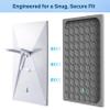 Protective Cover Compatible with Starlink Gen 3, Silicone Case for Starlink Standard Gen 3 Dish, Impact Resistant, Hailproof, Waterproof, Dustproof, Grey view 2