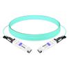 100G QSFP28 to QSFP28 Infiniband EDR Active Optical Cable Compatible with NVIDIA MFA1A00-E005, 70m on OM3 Multimode Fiber (MMF) and 100m on OM4 MMF,5m(16ft) view 1