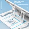 Adjustable Laptop Stand for Desk Ergonomic Laptop Rack with 360 Degree Rotating Base Foldable Notebook Computer Holde view 4