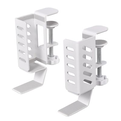 Desk Side Storage Laptop Stand PC Holder Laptop Storage Headphone Holder Desk Organizers for Office Home