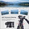 AOKA Tripod Fluid Head,Damped Overhead and Low-Angle Shooting, Adjustable Platform for Vertical Shooting,Arca Swiss-Compatible Fluid Head Mount-ST3 (ST3) view 4