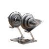 Adjustable Carbon Steel Laptop Stand -Tablet & Phone Compatible Foldable Desktop 2-in-1 Ergonomic Heat Dissipation Design(Black) view 3