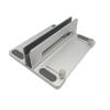 Vertical Laptop Stand,Compatibility for MacBook Air Pro Slots Aluminum Notebook Stand,Compatibility for MacBook Pro Tablet IPad Phone Holder(Single Silver) view 1