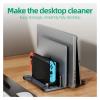 Vertical Laptop Stand,Compatibility for MacBook Air Pro Slots Aluminum Notebook Stand,Compatibility for MacBook Pro Tablet IPad Phone Holder(Single Silver) view 3