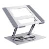 Adjustable Laptop Stand for Desk Ergonomic Laptop Risers with 360 Degree Rotating Base Foldable Notebook Computer Holder view 1