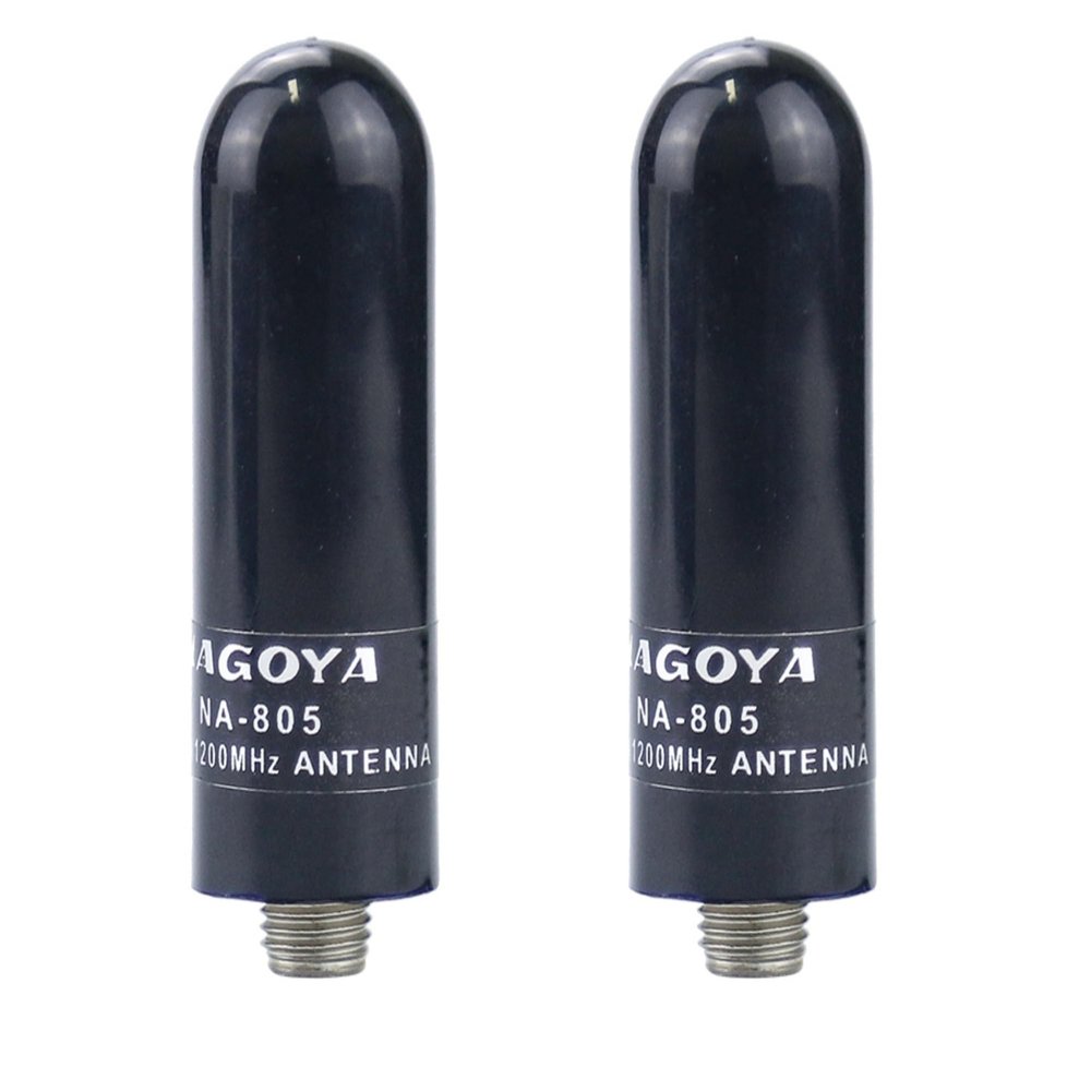 2-Pack NA-805 Universal Walkie Talkie Short Antenna SMA-Female Replacement Antenna for PUXING Kenwood HYT UV5R Radios
